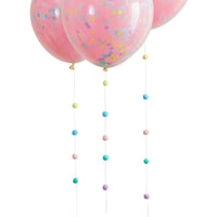 PASTEL POM POM BALLOON TAIL [1 PC]