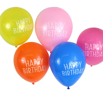 HAPPY BIRTHDAY BALLOONS [5 PCS]