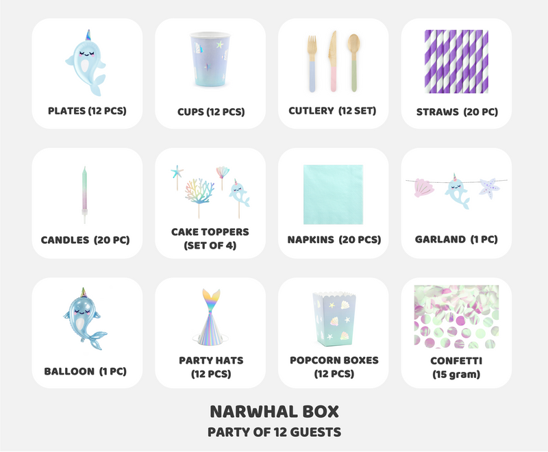 NARWHAL BOX [PARTY OF 12]