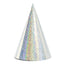 HOLOGRAPHIC PARTY HATS [SET OF 6]