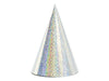 HOLOGRAPHIC PARTY HATS [SET OF 6]