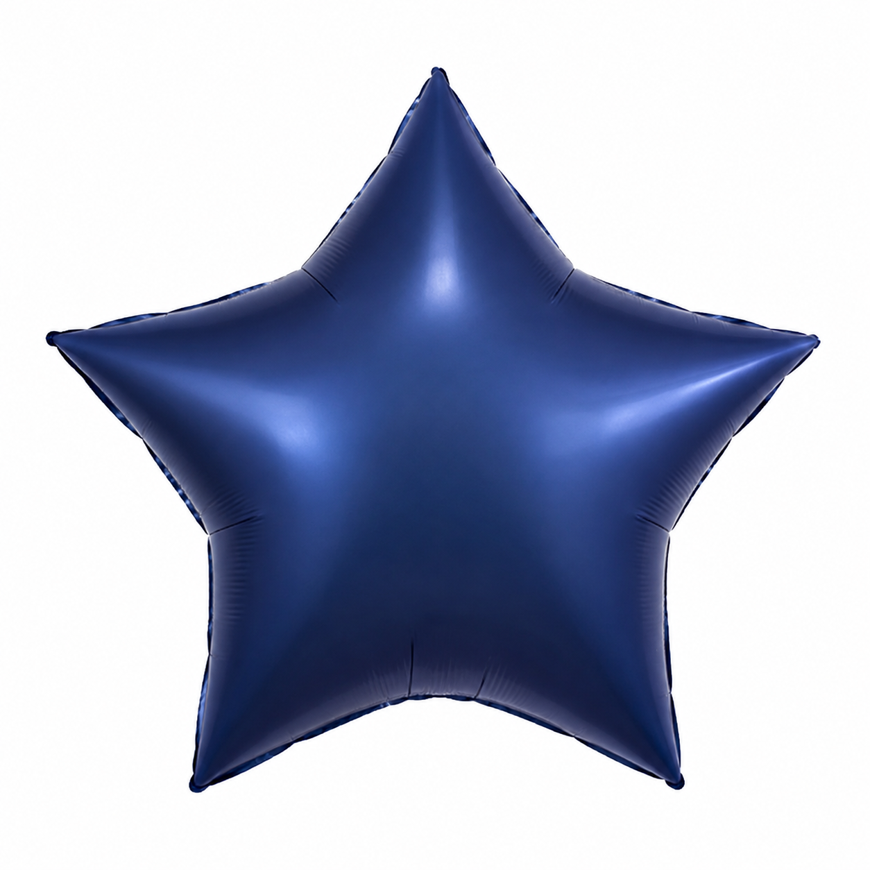 SATIN NAVY BLUE 36” STAR FOIL BALLOON