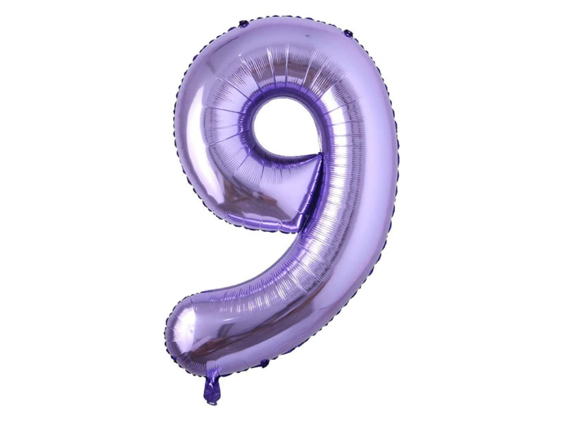 LARGE NUMBER PURPLE FOIL BALLOON