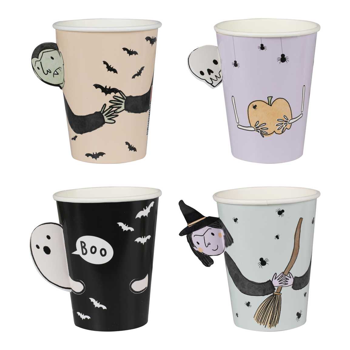 BOO CREW PAPER PARTY CUPS [8 PCS]