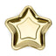 GOLD STAR FOIL PLATES [6 PCS]