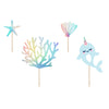 NARWHAL CAKE TOPPERS