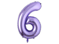 LARGE NUMBER PURPLE FOIL BALLOON