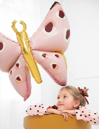 PINK BUTTERFLY FOIL BALLOON