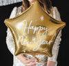 HAPPY NEW YEAR GOLD STAR SHAPED FOIL BALLOON