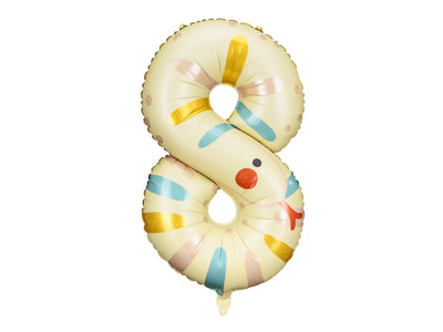 SNAKE NUMBER 8 FOIL BALLOON