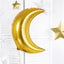 GOLD CRESCENT MOON BALLOON
