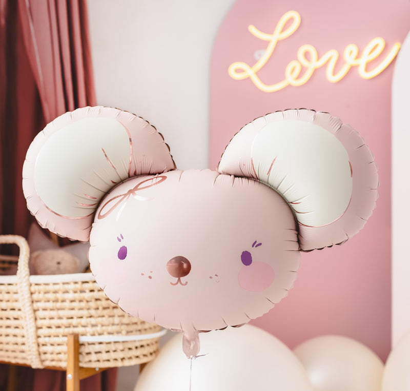 PINK MOUSE FOIL BALLOON