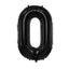 BLACK NUMBER FOIL BALLOON