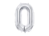 LARGE NUMBER SILVER FOIL BALLOON