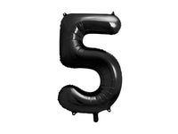 BLACK NUMBER FOIL BALLOON