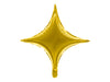 GOLD FOUR POINT STAR FOIL BALLOON