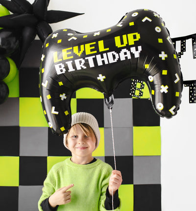 LEVEL UP BIRTHDAY CONTROLLER FOIL BALLOON