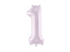 PASTEL PURPLE FOIL NUMBER BALLOON