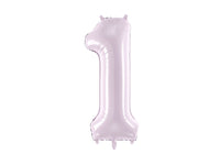 PASTEL PURPLE FOIL NUMBER BALLOON