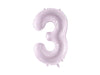 PASTEL PURPLE FOIL NUMBER BALLOON