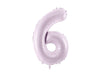 PASTEL PURPLE FOIL NUMBER BALLOON