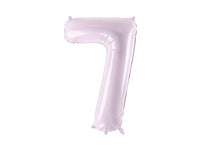 PASTEL PURPLE FOIL NUMBER BALLOON