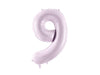 PASTEL PURPLE FOIL NUMBER BALLOON