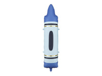 BLUE CRAYON FOIL BALLOON