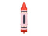 RED CRAYON FOIL BALLOON