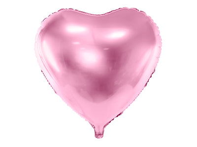 LIGHT PINK 24" HEART FOIL BALLOON