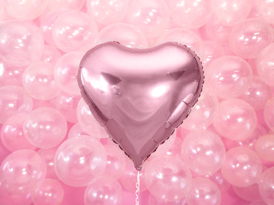 LIGHT PINK 24" HEART FOIL BALLOON