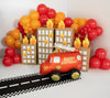 FIRE TRUCK STANDING FOIL BALLOON