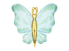 MINT BUTTERFLY FOIL BALLOON