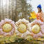 LIGHT PINK FLOWER WALKING FOIL BALLOON