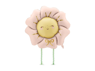LIGHT PINK FLOWER WALKING FOIL BALLOON