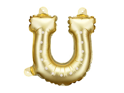MINI HORSESHOE STICK ON FOIL BALLOON