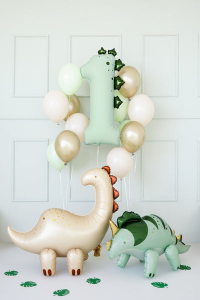 DINOSAUR NUMBER 1 FOIL BALLOON
