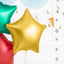 GOLD STAR 18" MATTE FOIL BALLOON