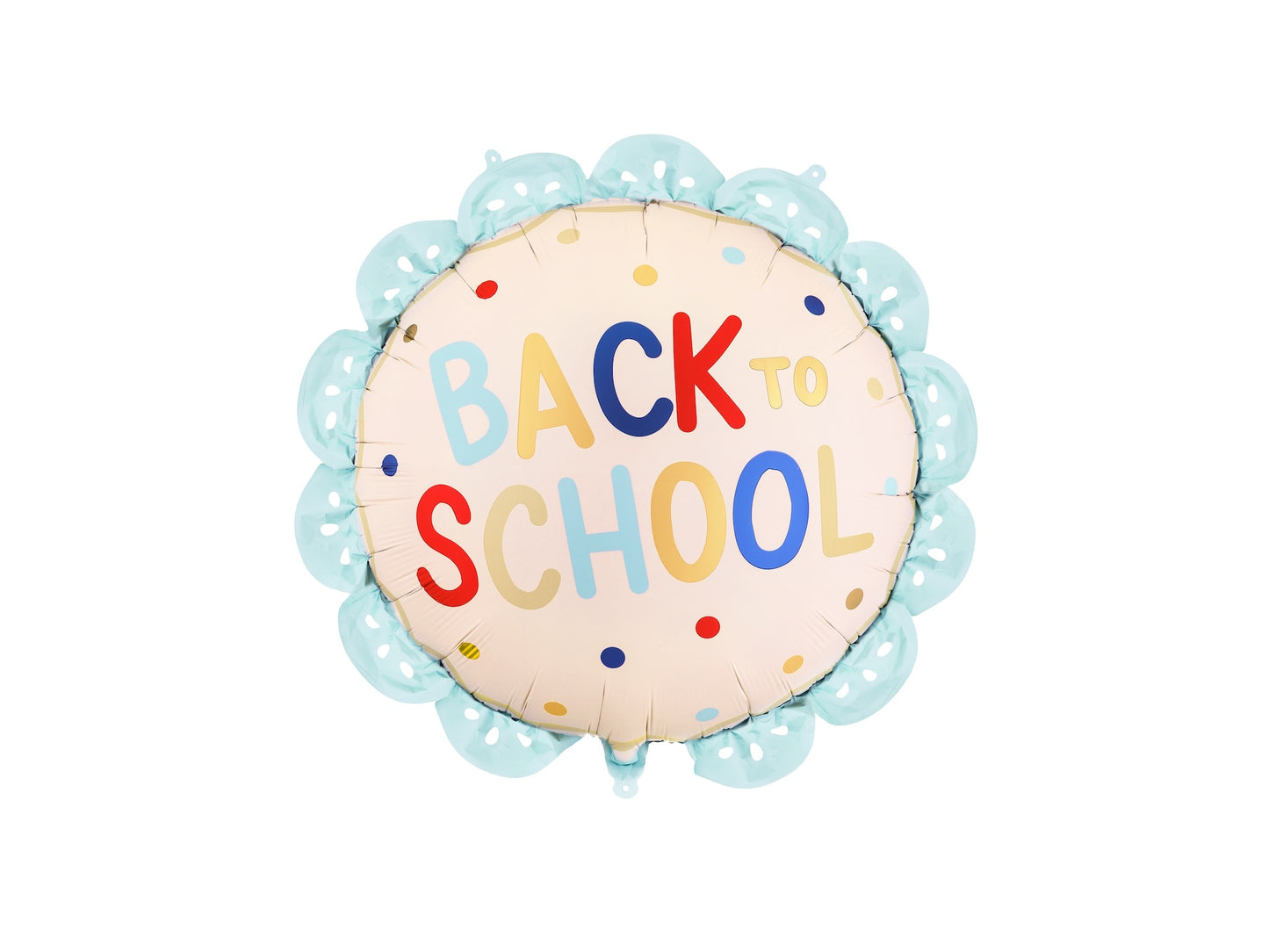 SCALLOPED 20” ROUND BACK TO SCHOOL FOIL BALLOON