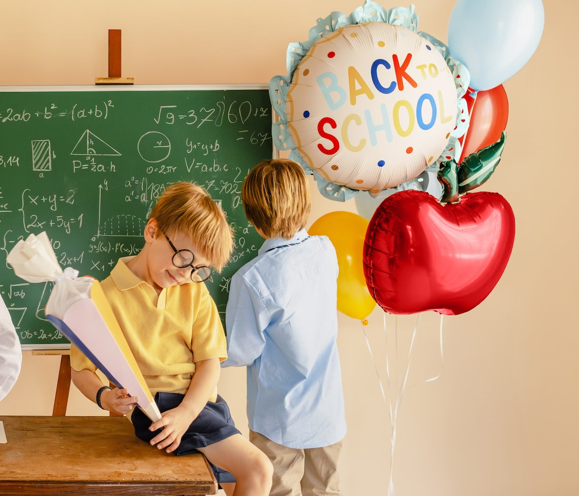 SCALLOPED 20” ROUND BACK TO SCHOOL FOIL BALLOON