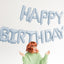 HAPPY BIRTHDAY BLUE FOIL BALLOONS