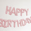 HAPPY BIRTHDAY PINK FOIL BALLOONS