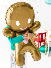 GINGERBREAD MAN FOIL BALLOON