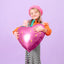 STRAWBERRY FOIL BALLOON