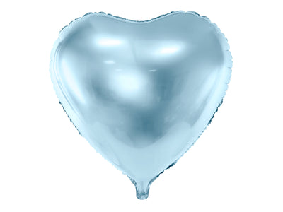SKY BLUE 18" HEART FOIL BALLOON