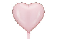 LIGHT PINK 18" HEART FOIL BALLOON