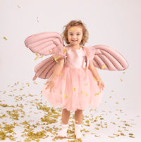 PINK BUTTERFLY WINGS FOIL BALLOON