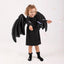 BAT MATTE BLACK WINGS FOIL BALLOON