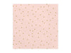 LIGHT PINK WITH GOLD POLKA DOTS NAPKINS