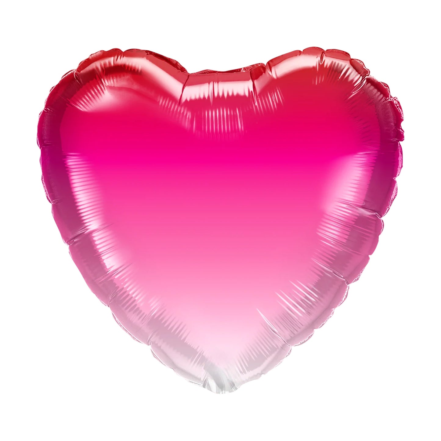 OMBRE PINK 18" HEART FOIL BALLOON